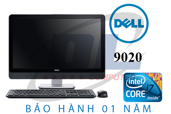 Dell 9020 all in one/ Co-i5 4570s haswell/ Dram3 4Gb/ HDD 500Gb/ màn hình 23inch full HD